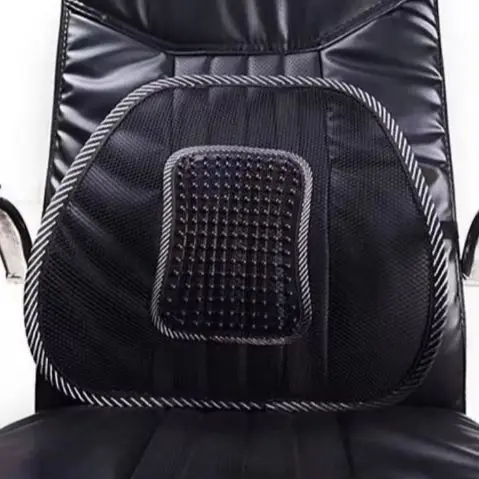 Car Seat Chair Back Cushion Mesh Lumbar Back Brace Car Seat Chair Cushion Massage Back Cushion Pad Support Home Office