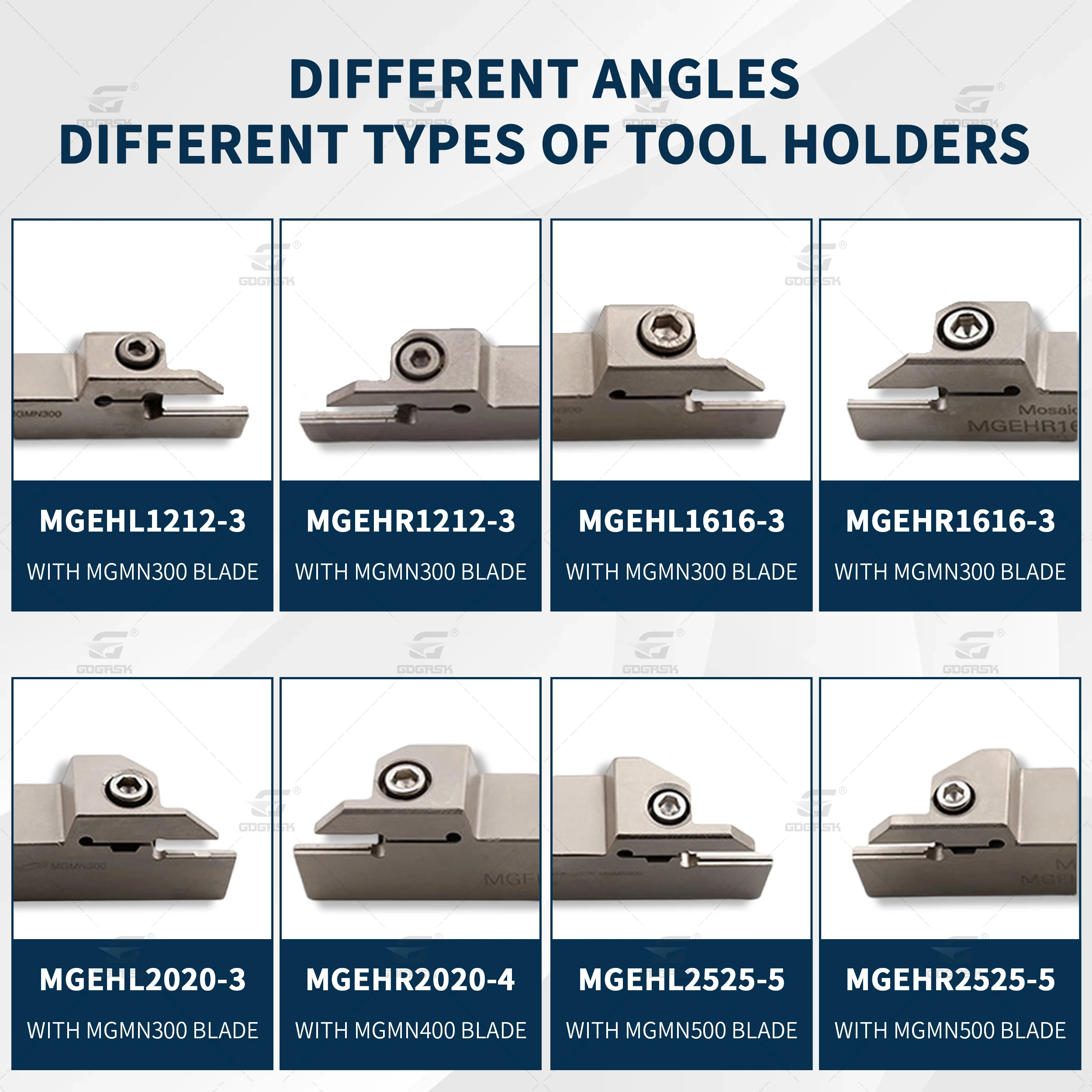 1PC MGEHR1212 MGEHR1616 MGEHL MGEHR2020 2 3 4 5 Tools Holder CNC Spring Steel Slotting Arbor Lathe Cutter Grooving Turning Tool