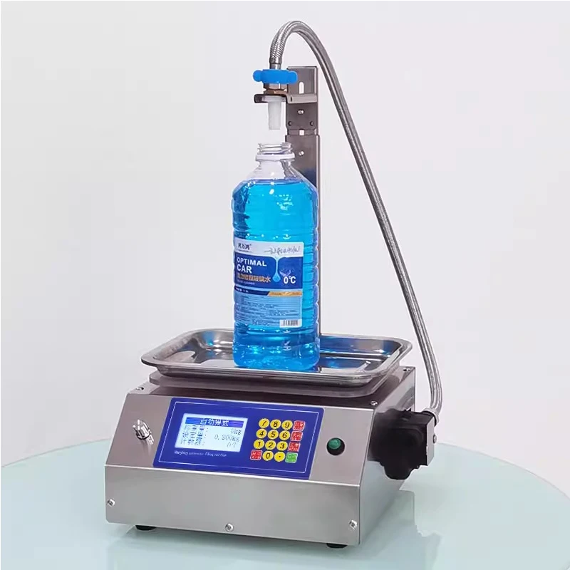 CSY-L10 Large Flow Weighing Type Fully Automatic Quantitative Liquid Laundry Liquid Edible Oil Filling Machine for 10g-5kg