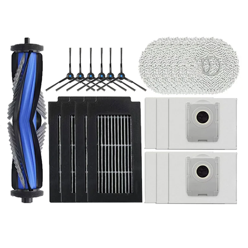 

【A88X】Основная боковая щетка HEPA-фильтр, тканевый мешок для пыли для Ecovacs T50 PRO OMNI/T50 AUTO DDX67, запасные части для робота-пылесоса