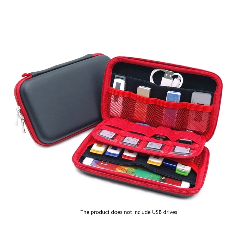 USB Drives Storage Case SDXC SDHC Card Holder Electronic Accessory Case