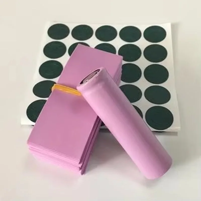 100 stücke 18650 Lithium-Batterie Schrumpf Schlauch PVC Schläuche Film Ärmeln Isolierung Mantel Mit 100 stücke Dichtung Gerste Papier – Detail 3