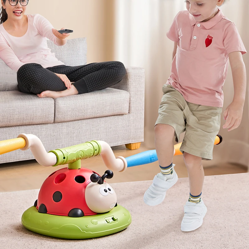 3-in-1 Ladybug Sports Machine Children's Indoor and Outdoor Sensory Integration Training Sports Parent-Child Interactive