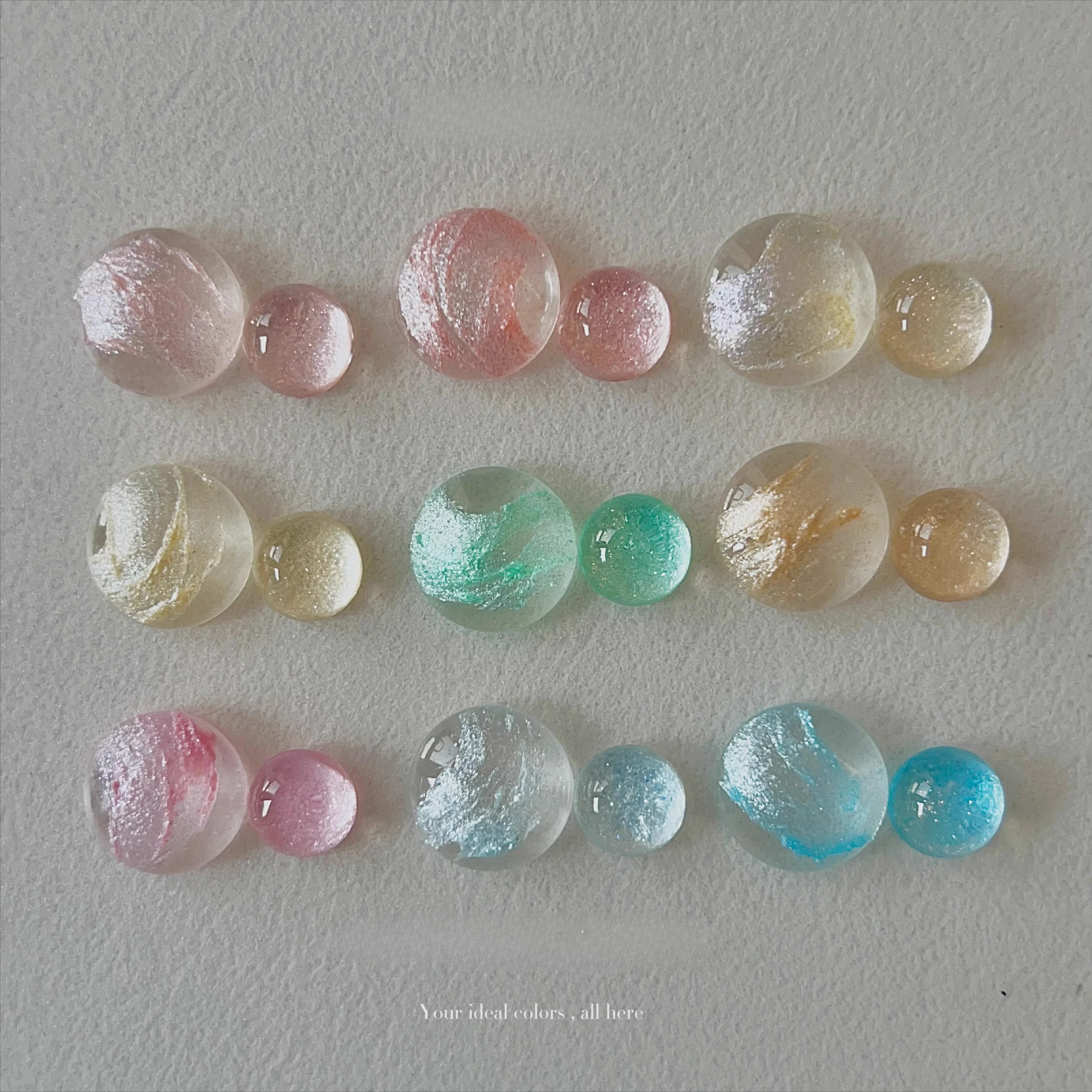 9Colors Fairy Powder Cream 3D Painted Gel Nail Polish Silk Texture Modeling Gel For Carving Drawing Creative Nails For Manicure