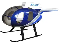 Wstępnie malowany helikopter policyjny RC w rozmiarze 250 MD500D dla wyrównania T-REX 250