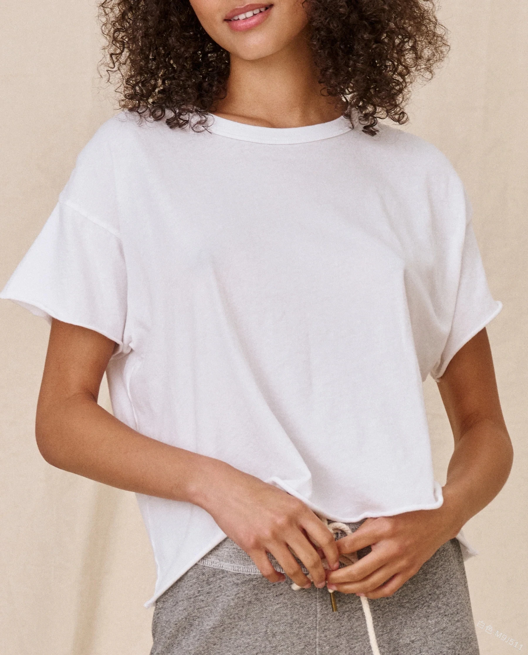 

Women's Short Sleeve T-Shirt Rolled Fashion Sports Breathable Tshirt Round Neck Casual Blouse T-Shirts Solid Tops Black/White