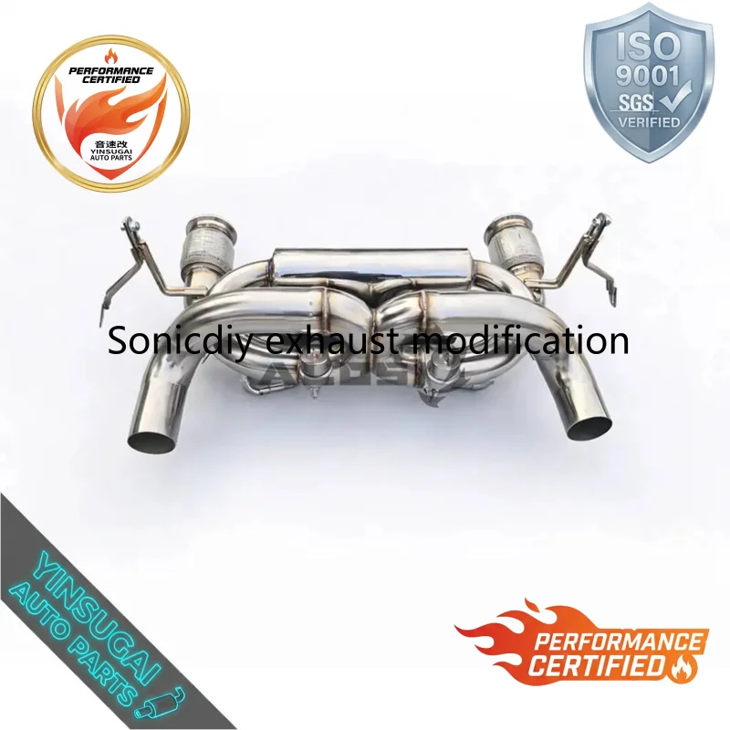 Premium Stainless Catback Exhaust Muffler with Vacuum Valve for Lamborghini Huracan EVO 5.2 2019-2024 Racing Performance Upgrade