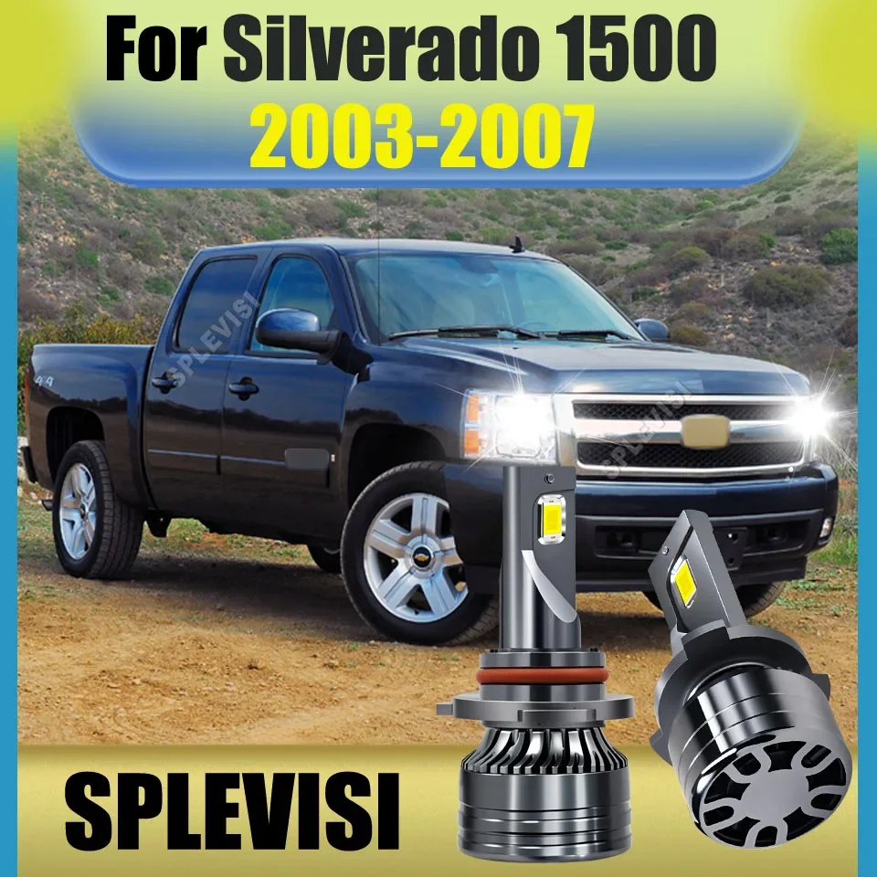 Plug-and-Play High Grade Headlight Conversion Kit  Shockproof For Chevy Chevrolet Silverado 1500 2003-2007 2004 2005 2006