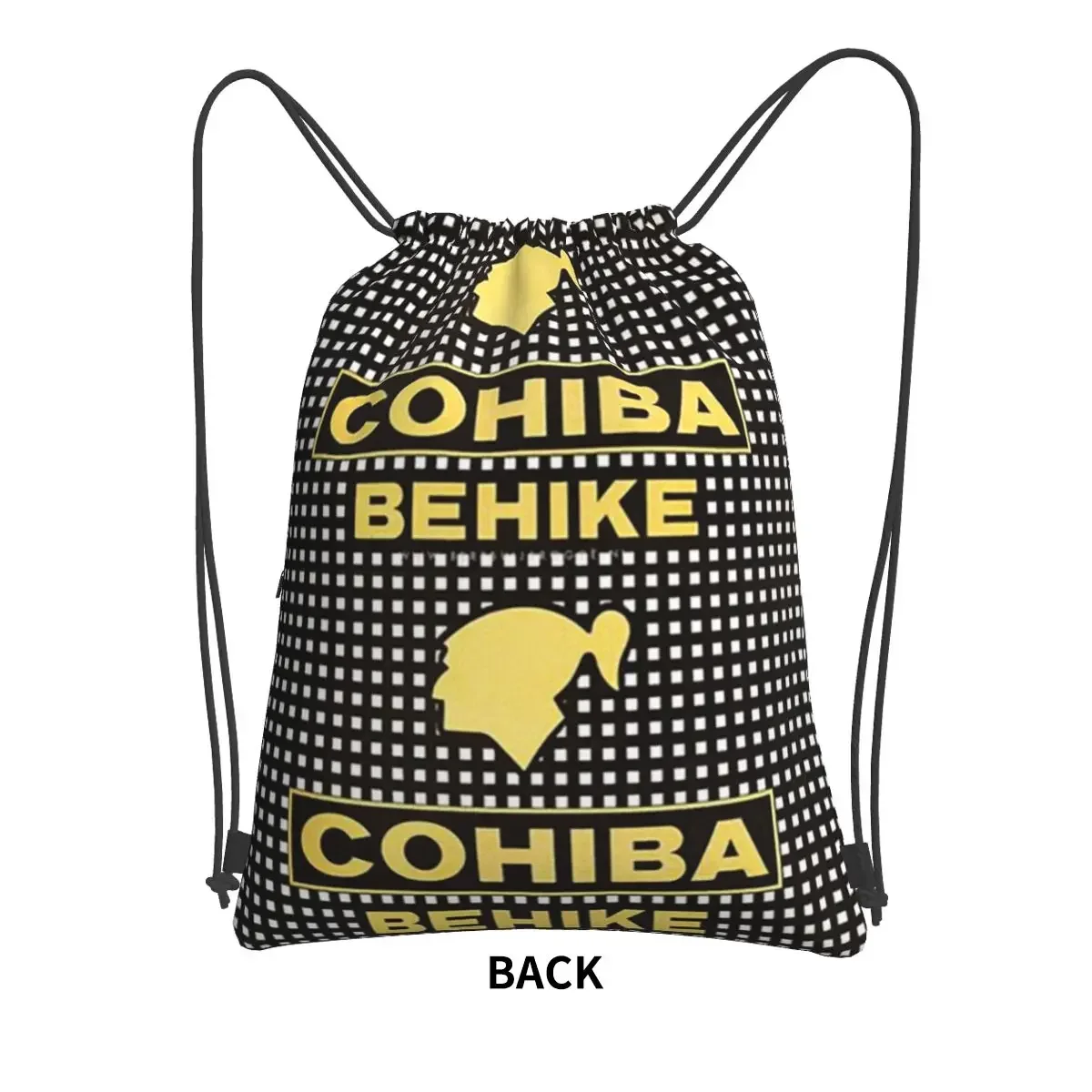 Cuban Cohiba Cigars Portable Backpacks Drawstring Bag Drawstring Bundle Pocket Storage Bags For Travel Sport Man Woman