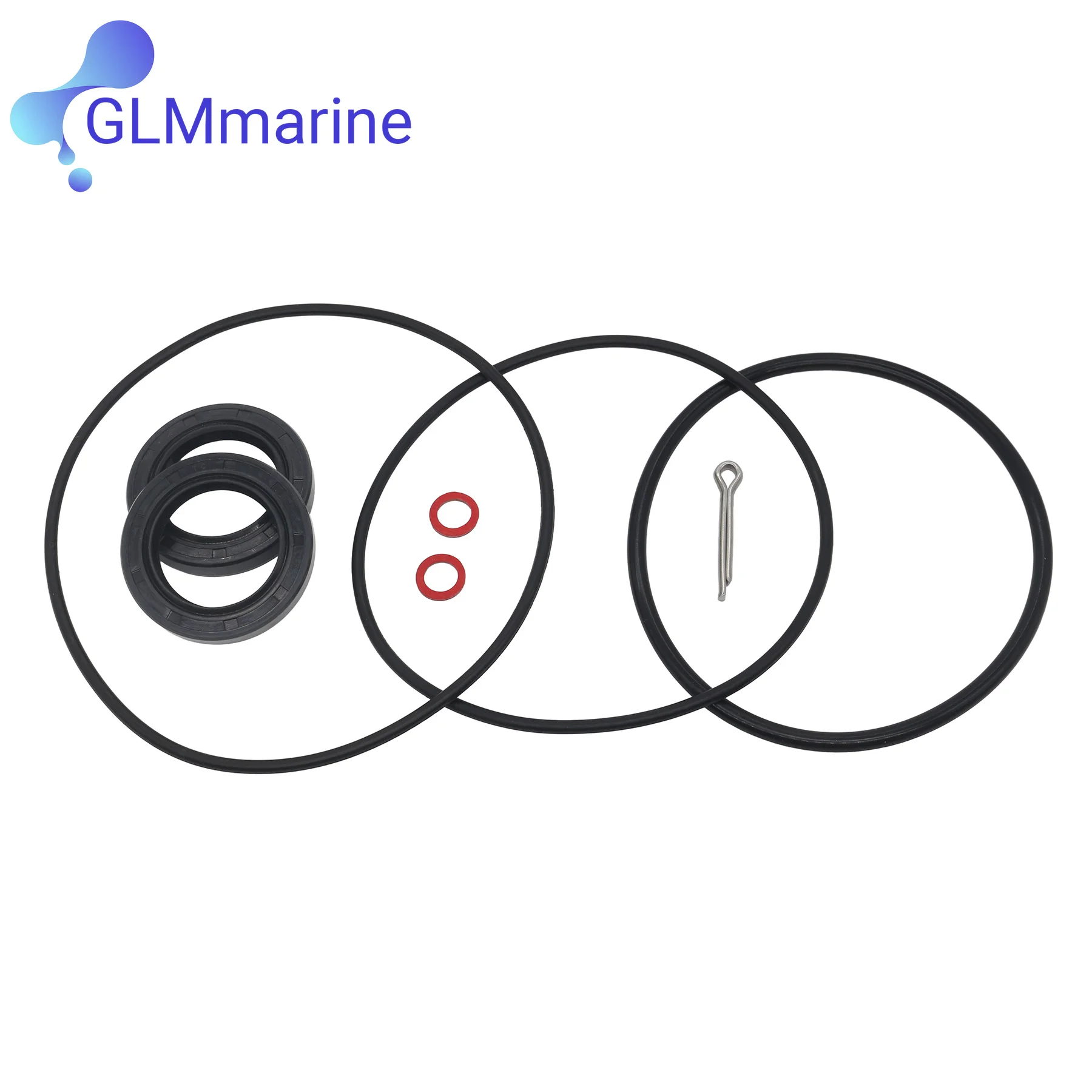 HZZ3-91252-003 Outboard Lower Unit Seal Kit W/ Propeller Shaft Oil Seal Fits for Tohatsu BF 60 75 90 150 200 225 250 HP Motors