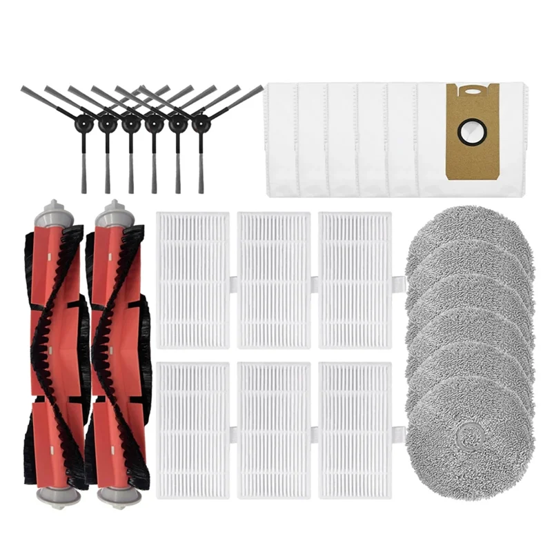A006-для Ultenic MC1 Замена пылесоса Основная боковая щетка HEPA-фильтр Швабра Pad Мешки для пыли Запасные части Аксессуары