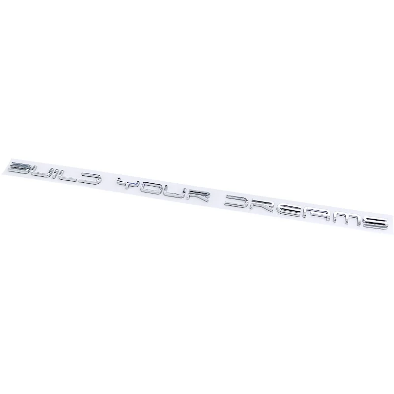 Build Your Dreams Emblem Logo Car stickers for BYD EV DMI P Darth Vader Label Refit Car Boot Accessories Rear Trunk Decals