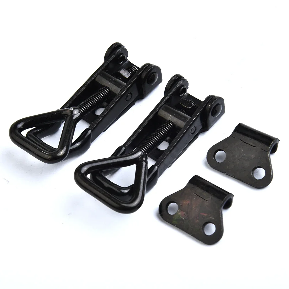 

4Pcs Adjustable Toolbox Case Metal Toggle Latch Catch Clasp Quick Release Clamp Anti-Slip Push Pull Toggle Clamp Tools GH 4001