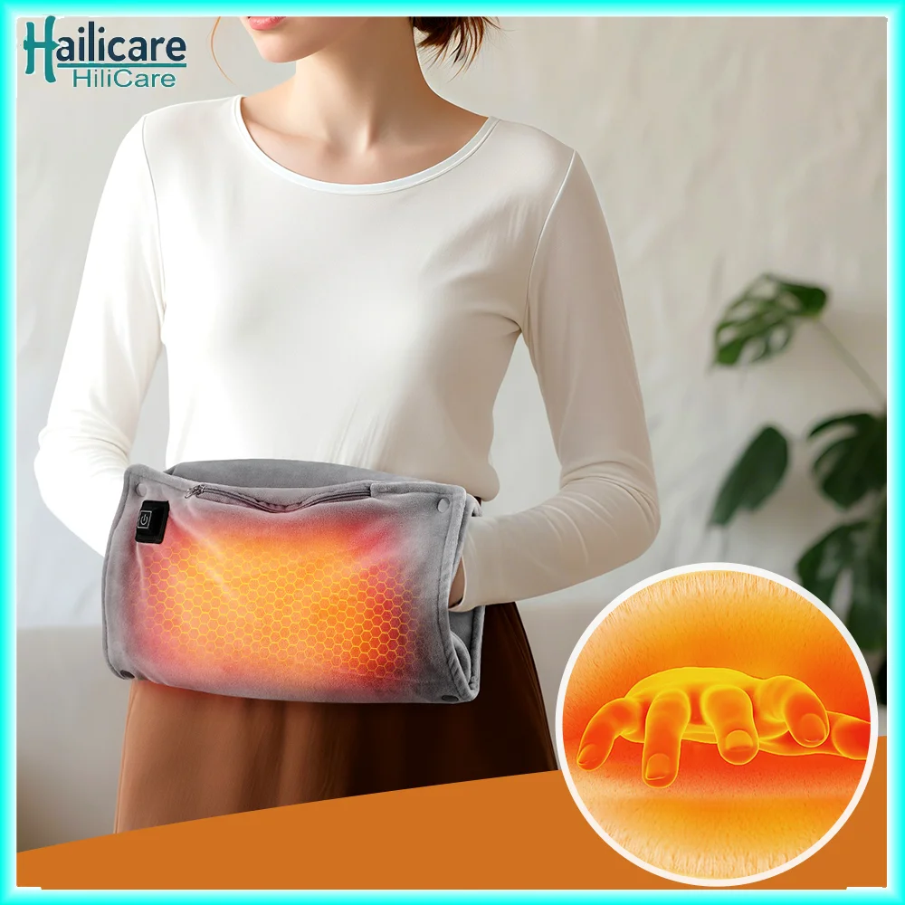 

Графеновая электрическая грелка для рук, термоодеяло с зарядкой через USB, теплая сумка, одеяло с подогревом для рук, поясницы, ног, моющаяся супермягкая подушка