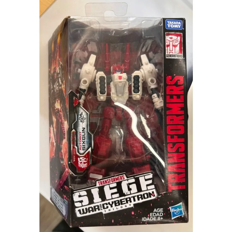 New Hasbro Transformers Classic Toys War for Cybertron Siege WFC-S22 Autobot Sixgun Action Anime Model Action Figures Robot Toy