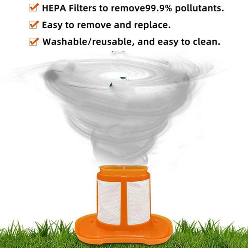 5 قطع فلتر بديل للمكنسة الكهربائية المحمولة HHVKF10، للموديلات HHVK320J10، HHVK515J00FF، إلخ.