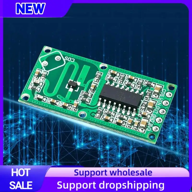 Cocok RCWL-0516 Modul Sensor Gerak Radar Microwave Modul Cerdas Induksi Tubuh Manusia Output 3.3V 5-8M Tahan Lama
