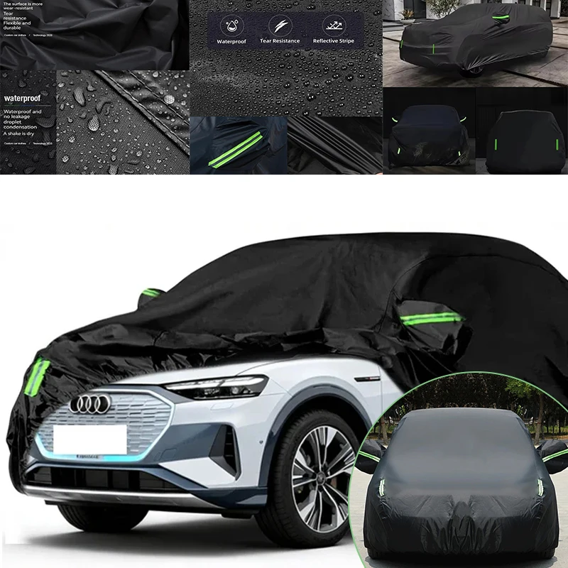 

Outdoor Full Car Cover for Audi Q6 e-tron - Snowproof Waterproof Dustproof Sunproof with Reflective Strips