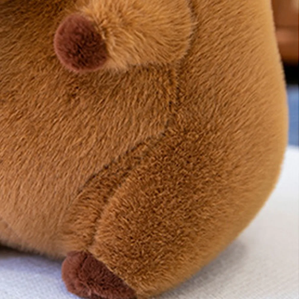 

Lovely Watermelon Capybara Stretchable Fluffy Capybara Soft Brown Capybara Stuffed Birthday