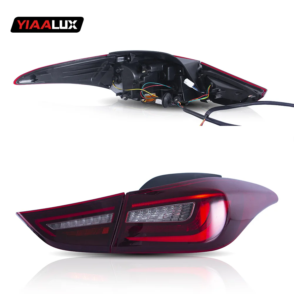 بدوره إشارة أضواء خلفية سيارة LED أضواء خلفية الجمعية لشركة هيونداي إلنترا 2011 2012 2013 2014 2015 2016 مخصص