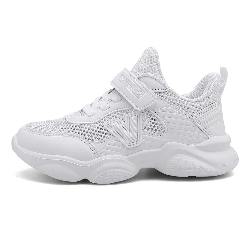 

Girls Sneakers 2024 Children White Chunky Shoes Summer Mesh Running Sports Tennis Shoes Children Shoes for Girls