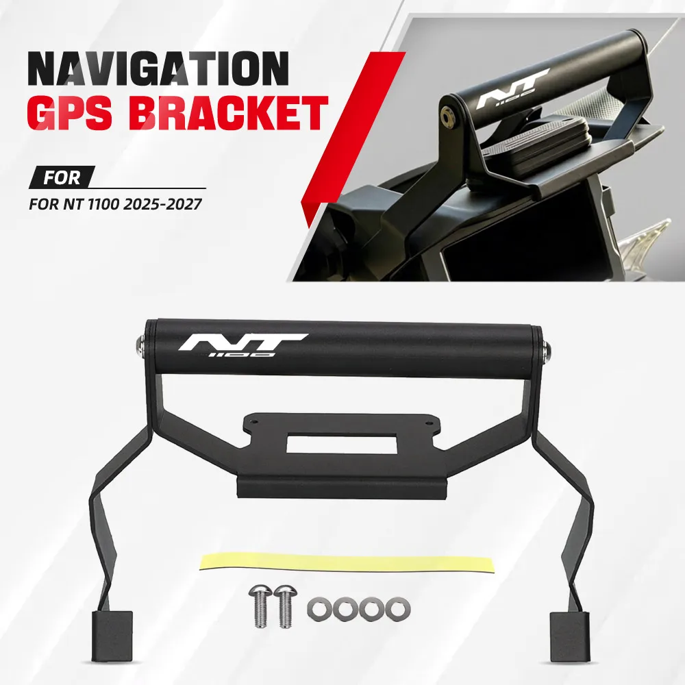 NT1100 Motorcycle Phone Mount Bracket Navigation Windshield GPS Phone Holder For Honda NT 1100 2025-206-2027 Navigation Bracket