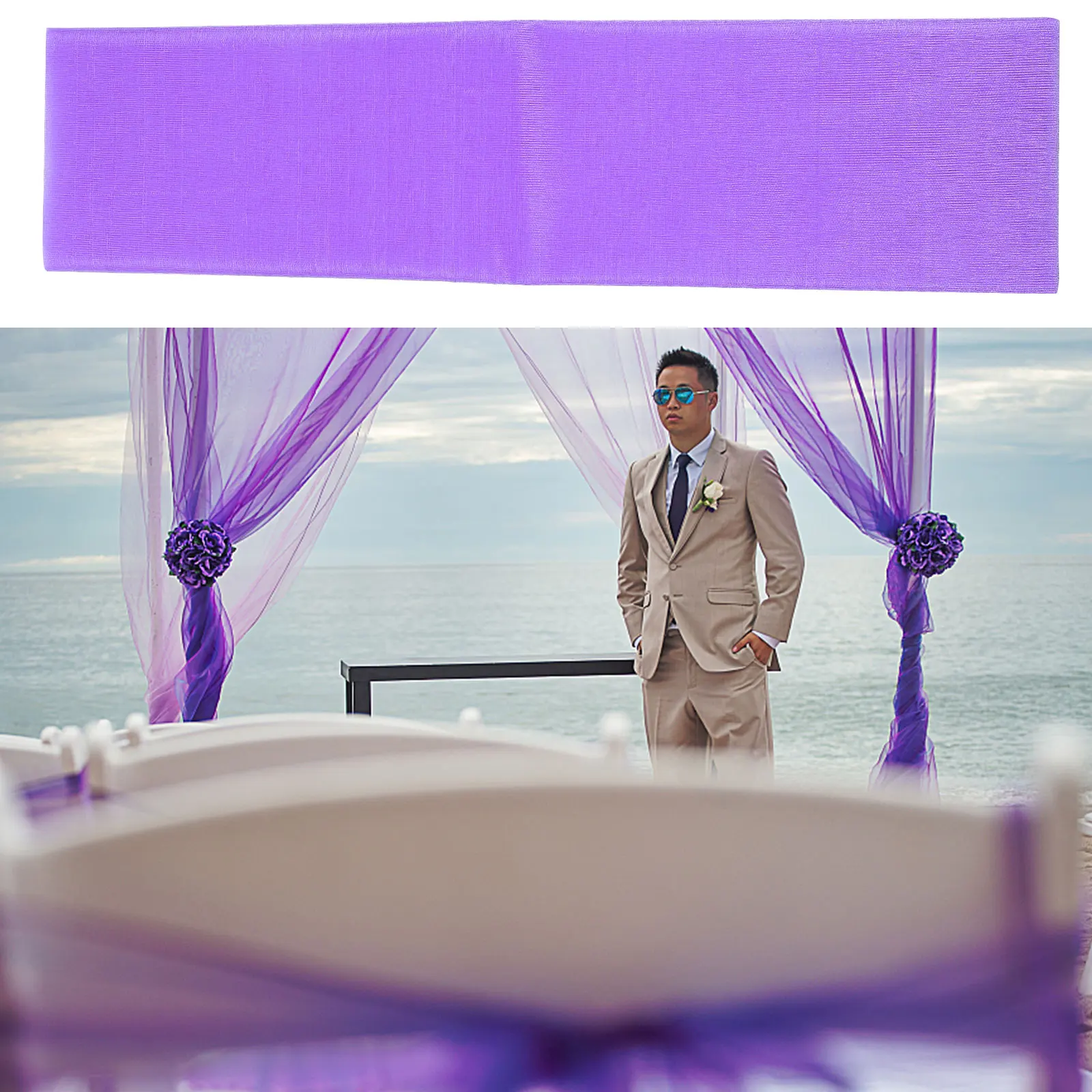 

Wedding Arch Decoration Drapes Organza Curtain Decorations Reusable Indoor Outdoor Birthday Party Supplies Home Textiles