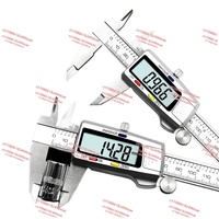 Stainless steel caliper 0-150mm electronic digital display vernier  0.01mm with depth measuring rod Measuring tools