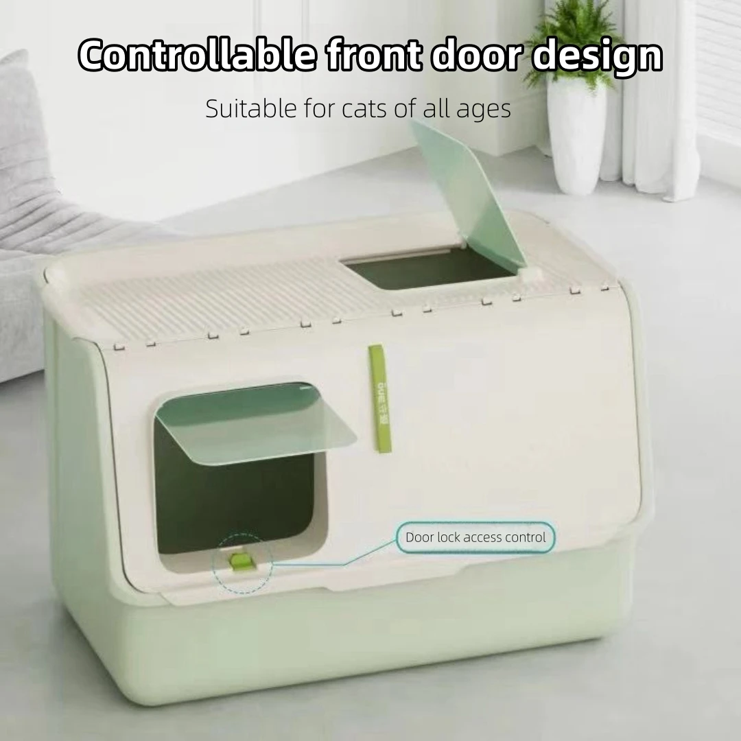 

Super Large Fully Enclosed Odor-Proof Spatter-Proof Top In Cat Litter Box