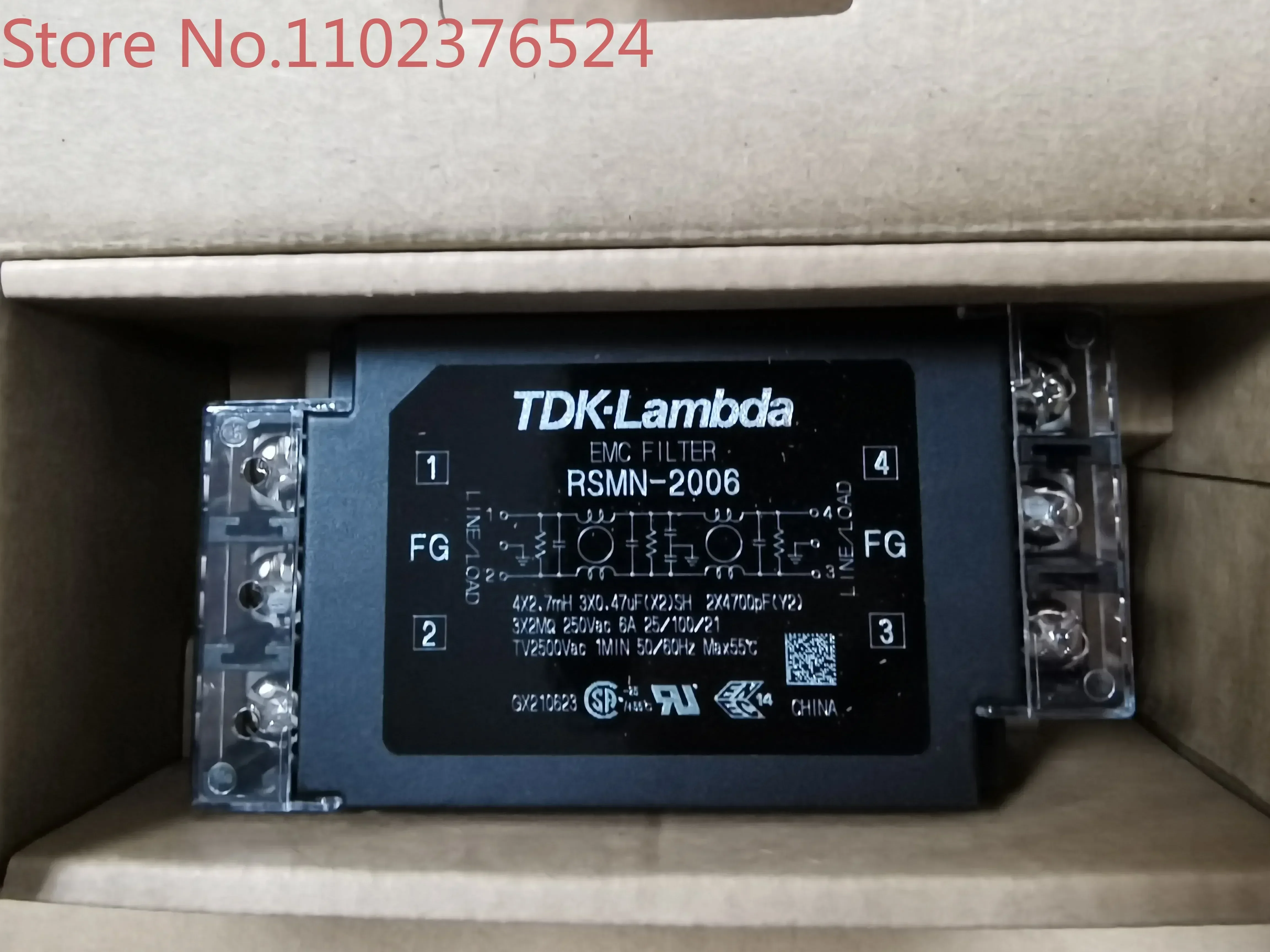 

Фильтр RSMN-2006 TDK-LAMBDA 6A