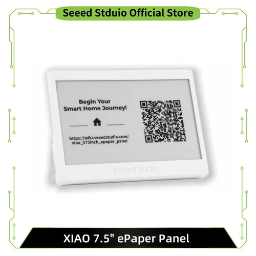 Imagen 2 del producto XIAO Panel ePaper de 7,5"", pantalla e-ink 800 × 480 esp32 Asistente doméstico, compatible con TRMNL, batería recargable de 2000 mAh ﻿