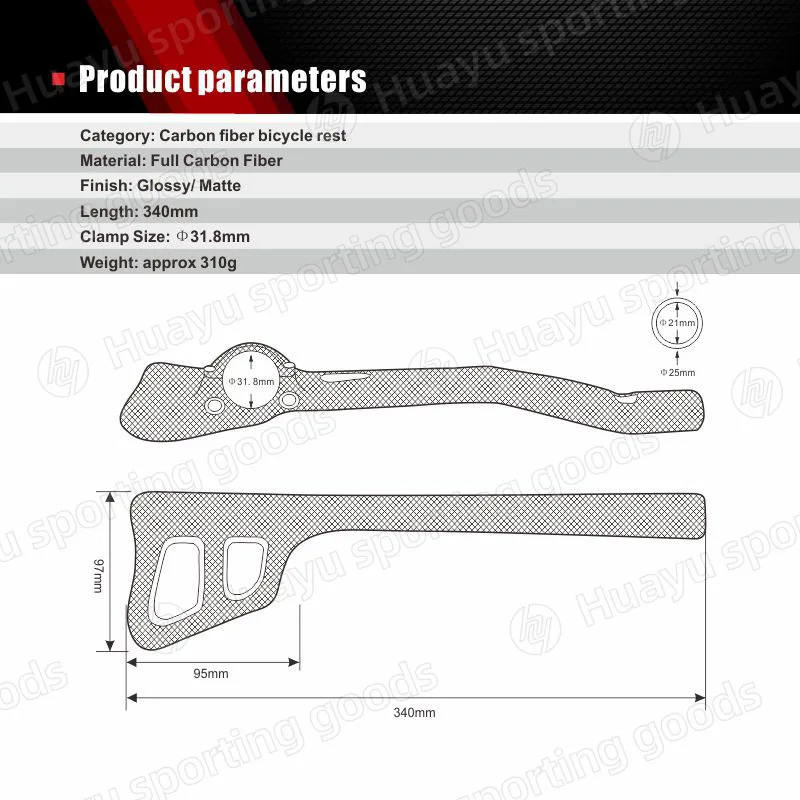 KEDDIE full carbon 3K rest handlebar bicycle handlebarcarbon tt bike handle bars trial handle bar TT bar Triathlon Handlebar