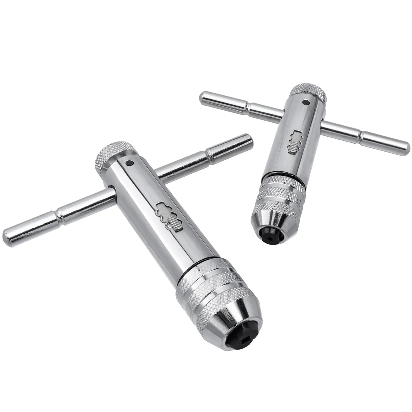 Adjustable T-Handle Ratchet Tap Reamer Hand Manual Holder Wrench M3 M4 M5 M6 M8 Metric Machine Screw Thread Plug T-shaped Tool