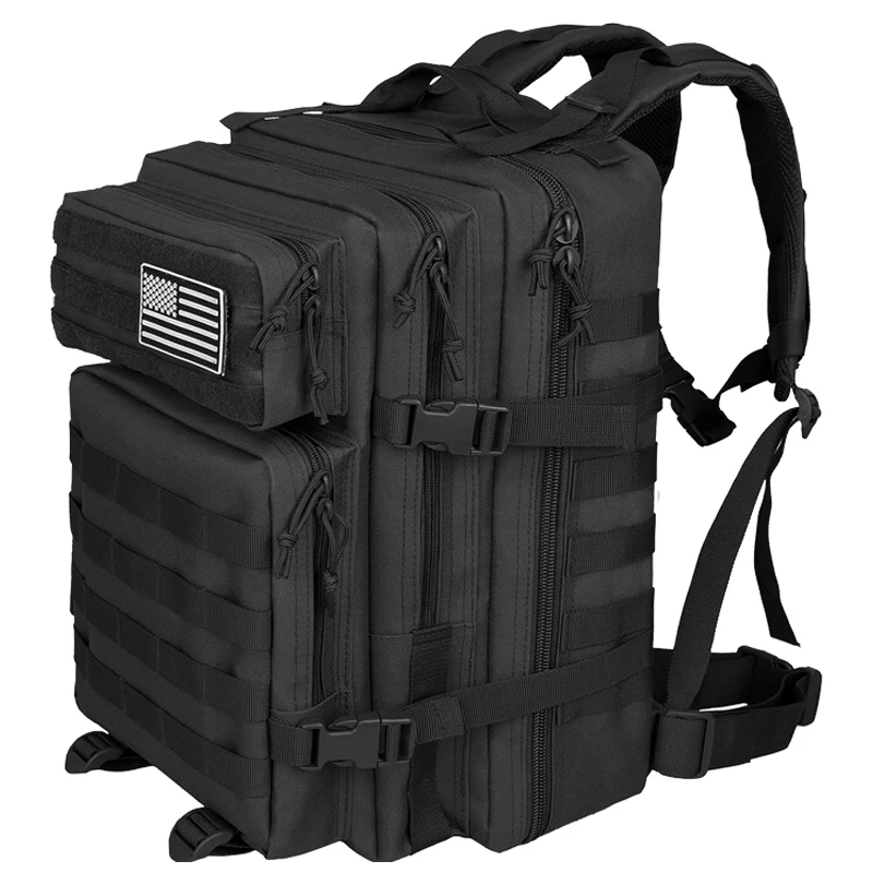 45L  Tactical Backpack Large 3 Day Assault Pack Molle Bag Rucksack Bug Out Bag for Camping Hunting Hiking