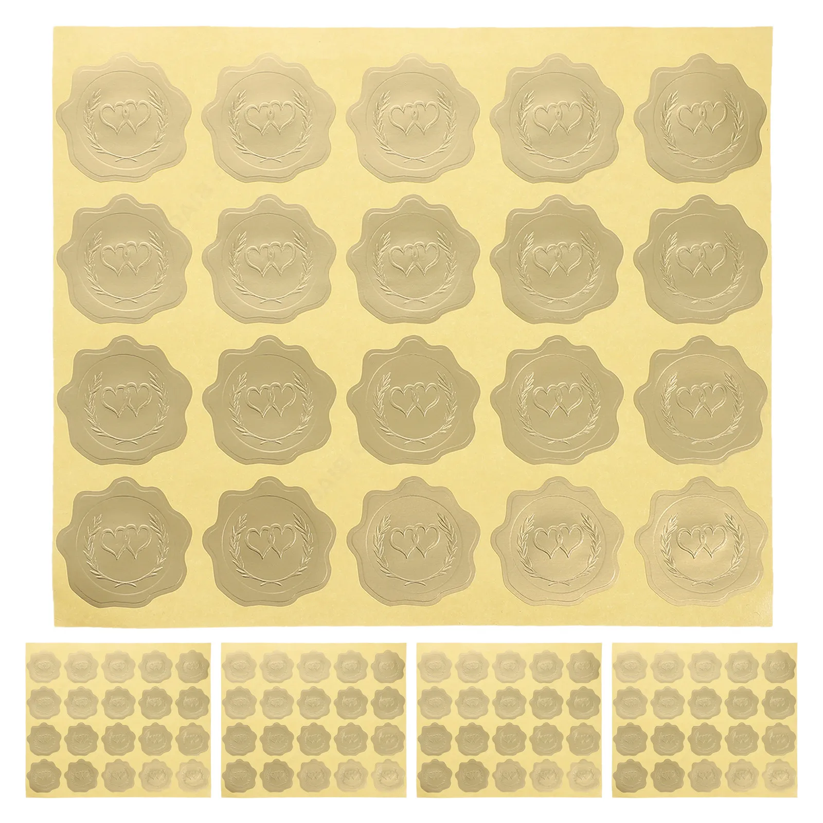 

5 листов наклеек с любовной тематикой, гладкие, самоклеящиеся, для сухих поверхностей, для поделок, сувениров, этикеток, свадебных подарков