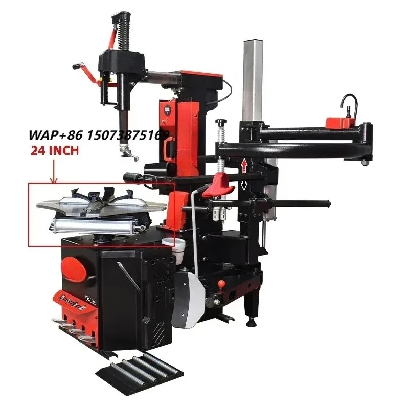 Automatic Truck Tyre Changer Machine 220V Power Supply with Tire Lifting Kit & Lean Back Function for Easy Tire Removal