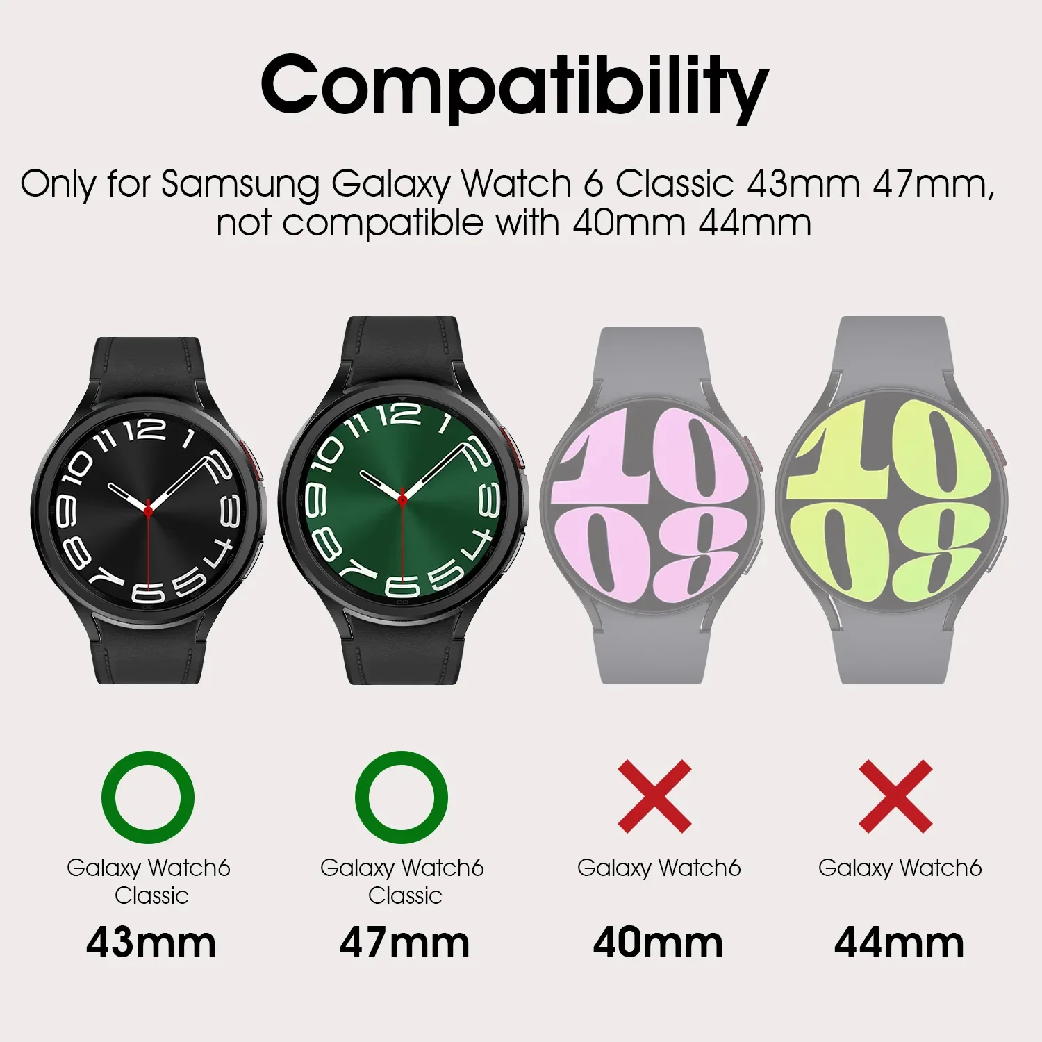 Watch Bezel Ring for Samsung Galaxy Watch6 Classic 43Mm 47mm Stainless Steel Timescale Cover Bumper Case Accessorie for Watch 6