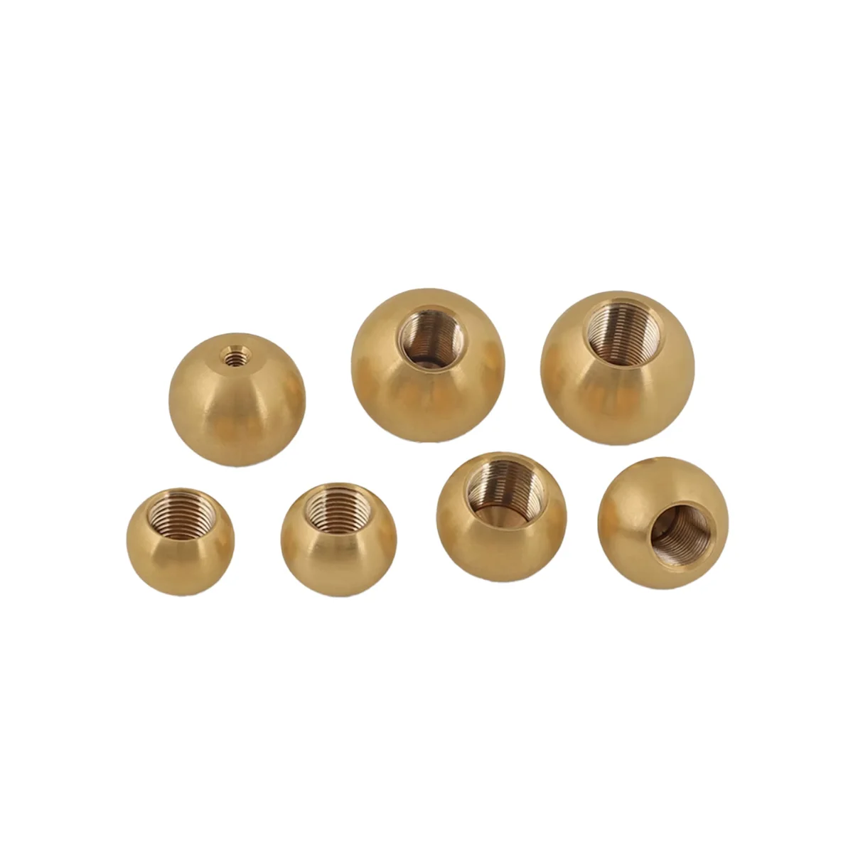 Pure Brass Internal Thread Nut/Lighting Accessory Nut Decorative Cap
