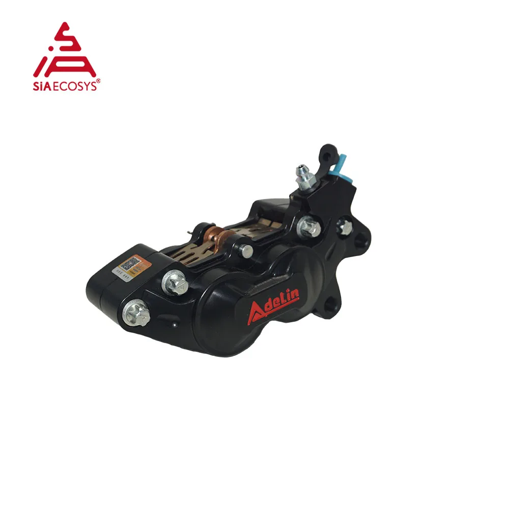 

Adelin ADL-27 Hydraulic Brake Caliper Universal 4 Pistons CNC Aluminum Alloy for Motorcycle Brake Caliper