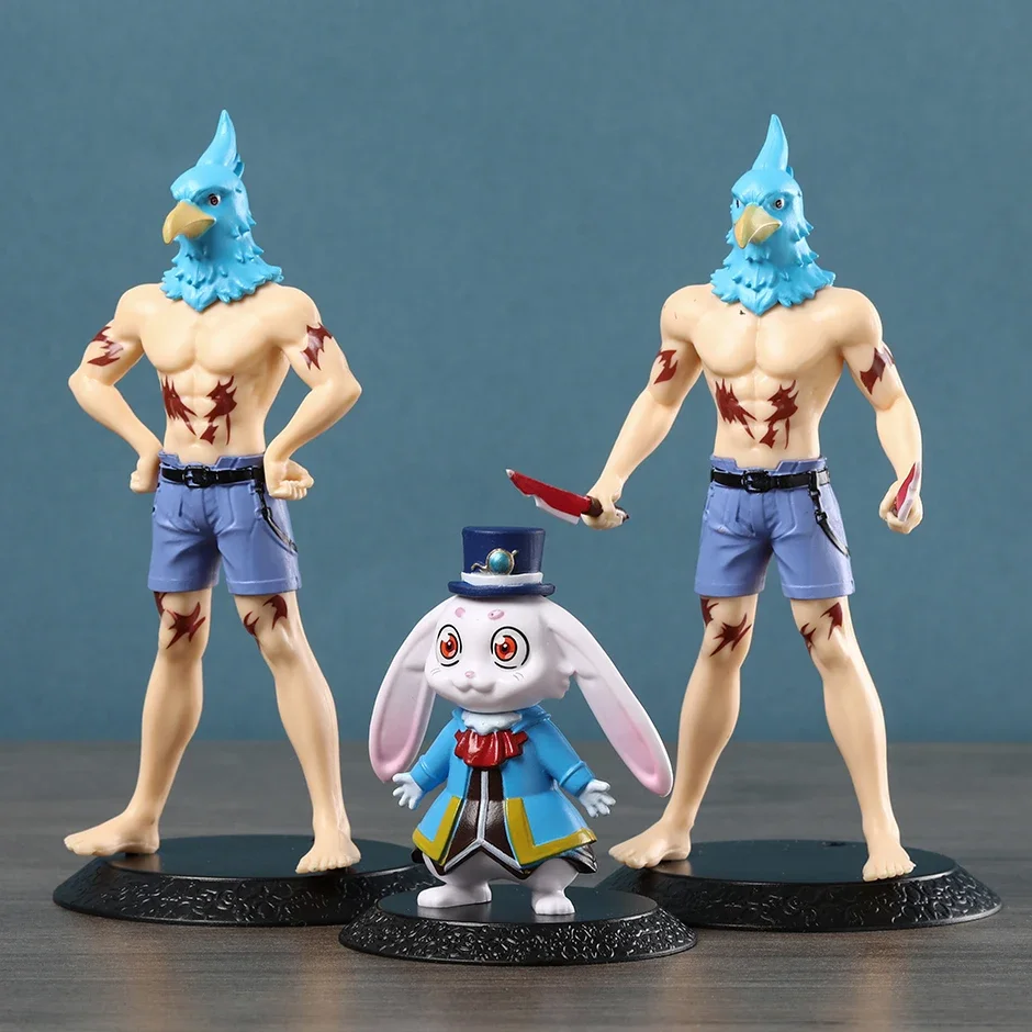 Shangri-La Frontier Sunraku Emul Anime Collection Figure PVC Doll Gift Toys 3pcs/set