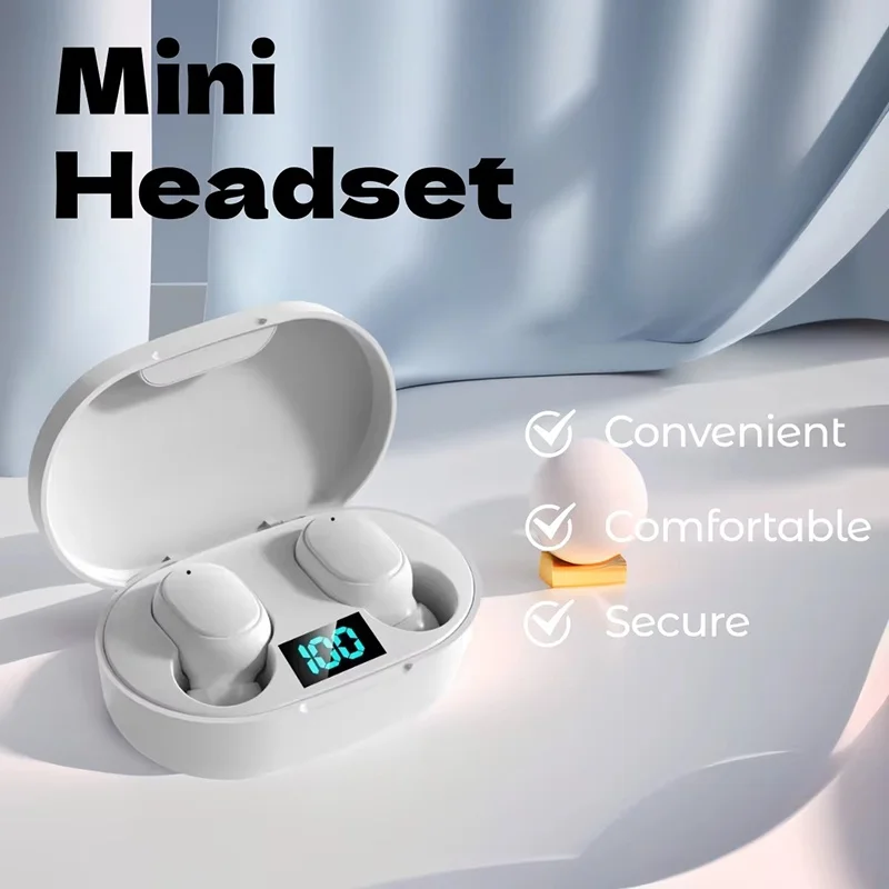 Wireless Earbuds Tws - A6S TWS Earphone Wireless Bluetooth Headset