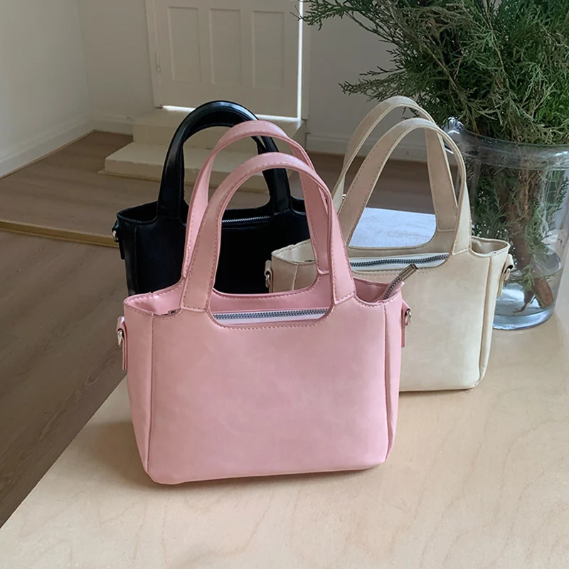 

Women's Trendy Style Crossbody Bags 2025 New Large Capacity Handbags For Commuting Solid Color Simple Versatile Shoulder Bags