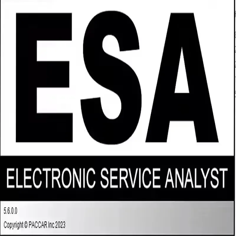 Auto-onderhoudshulpmiddelen ESA Electronic Service Analyst V5.6 SW FLASH FILE obd2-scanner met gratis keygen voor ontgrendeling PACCAR V5.6