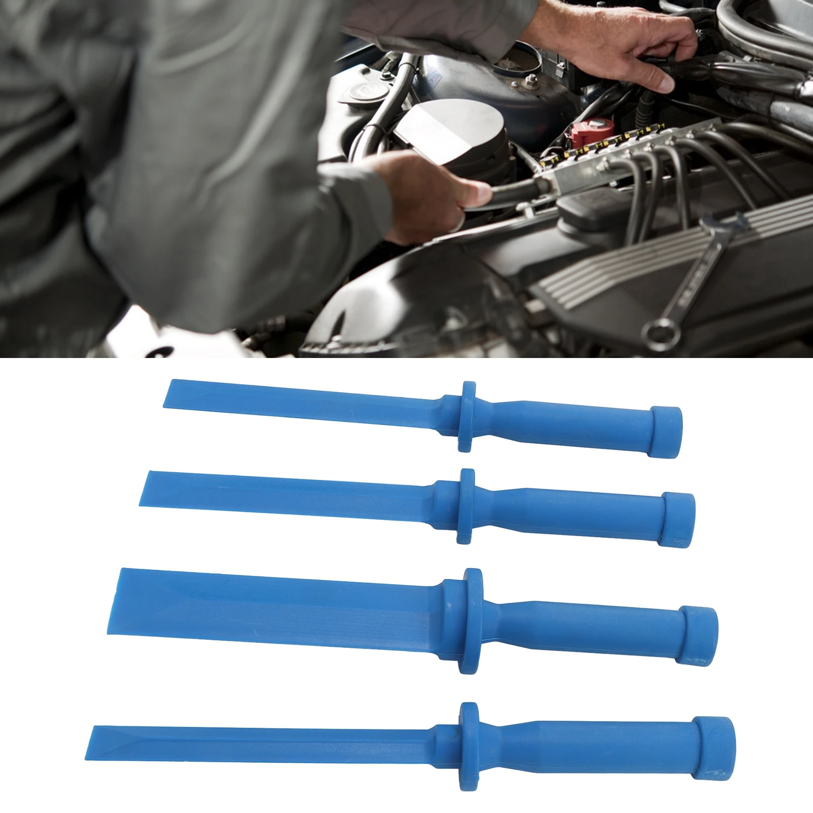 Chisel Remover Nylon Plastic Chisel Set Scraper Remover Tool Kit for Adhesive Caulk and More Scraper Remover Tool Kit