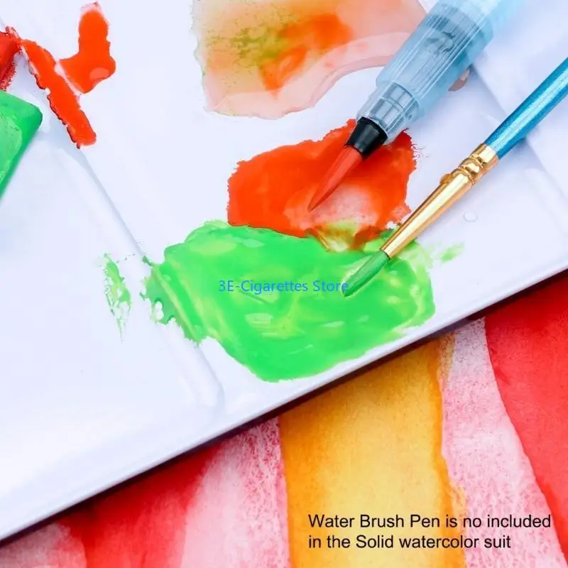 

W8KA 18.12.24 Цвета Сплошные акварельные краски для покраски на ткани каменной деревянной бумаги