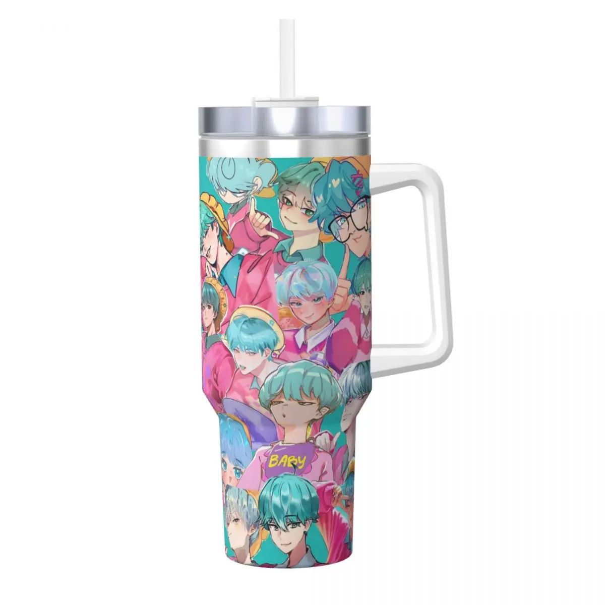 

Saja Boys стакан детская бутылка для воды для холодных напитков герметичная термокружка из нержавеющей стали пляжные кружки с принтом чашка