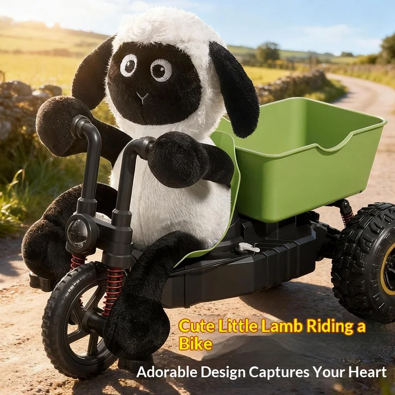 

New Control Rc Lamb Tricycle Fun And Cute Pet Carbon Brush Full Proportion Powerful Power Drift Off-Road Vehicle Boys' Toy