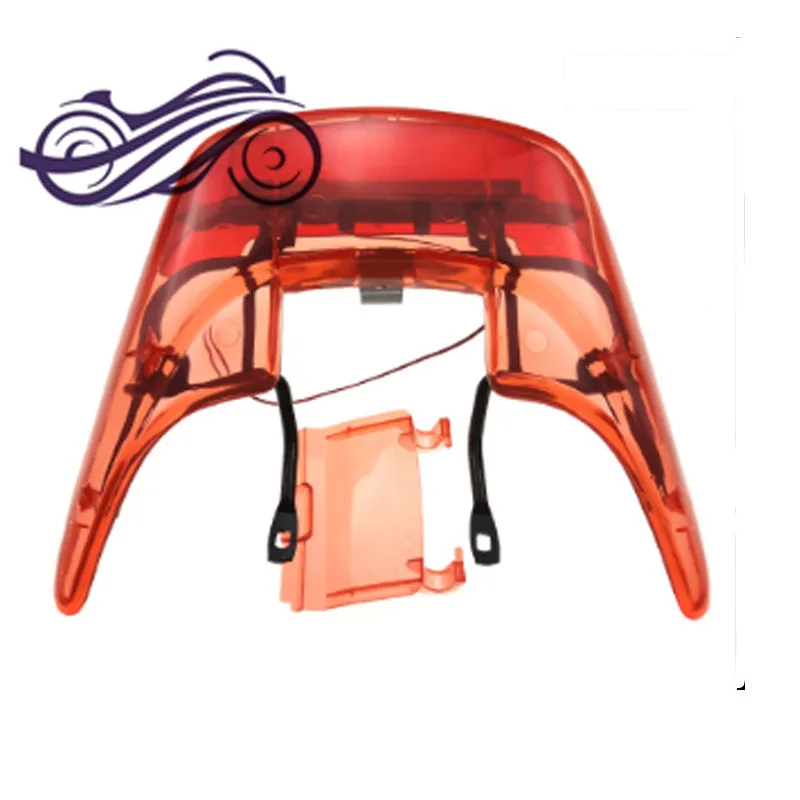 For HONDA DIO AF27 AF28 scooter paint Transparent Rear wings Rear spoiler taillight Bracket rear shelf Motorcycle Accessories