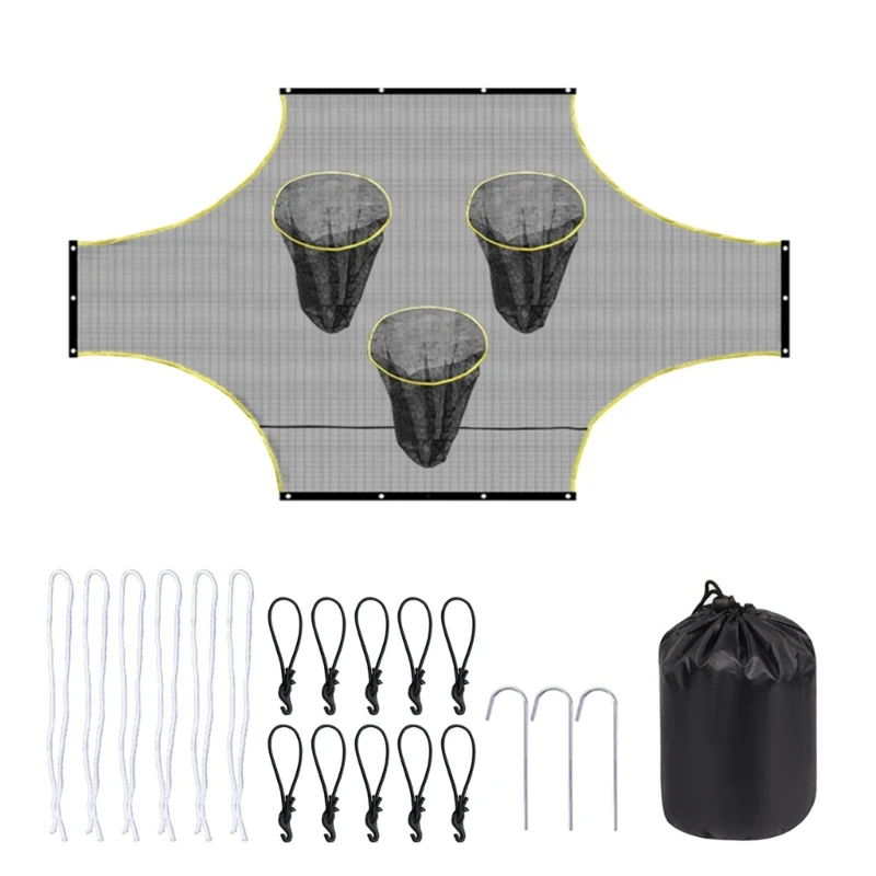 

Сетка мишеней для бросков с зачетными зонами Футбольная тренировочная сетка Сетка тренировочных мишеней