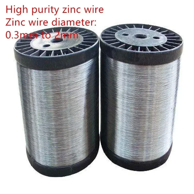 

Old zinc wire 1pc diameter 0.4mm - 2mm * 1m length 99% purity zinc wire scientific research available